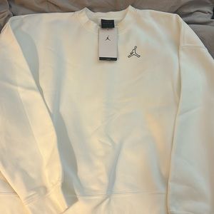 White Jordan sweater, brand new